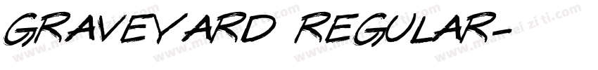 Graveyard Regular字体转换